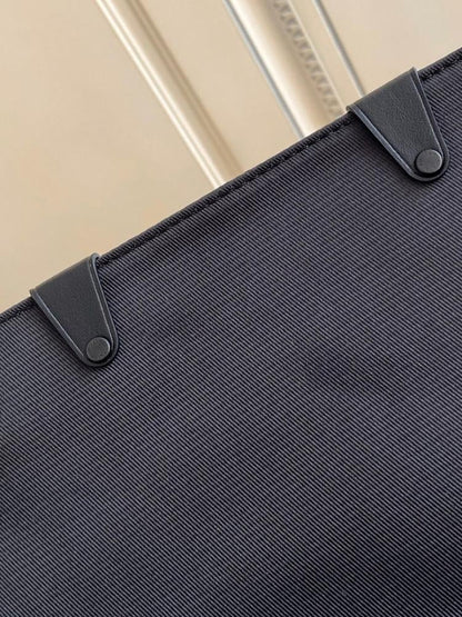 Modern Studded Leather Travel Bag