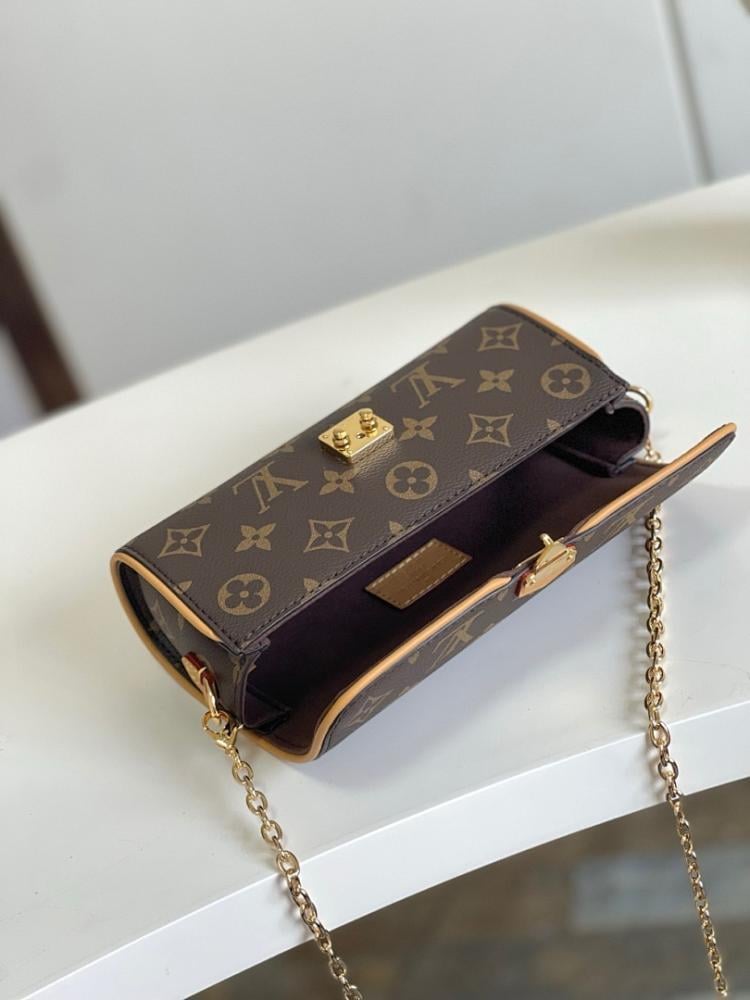 Elegant Stylish Monogram Leather Shoulder Bag