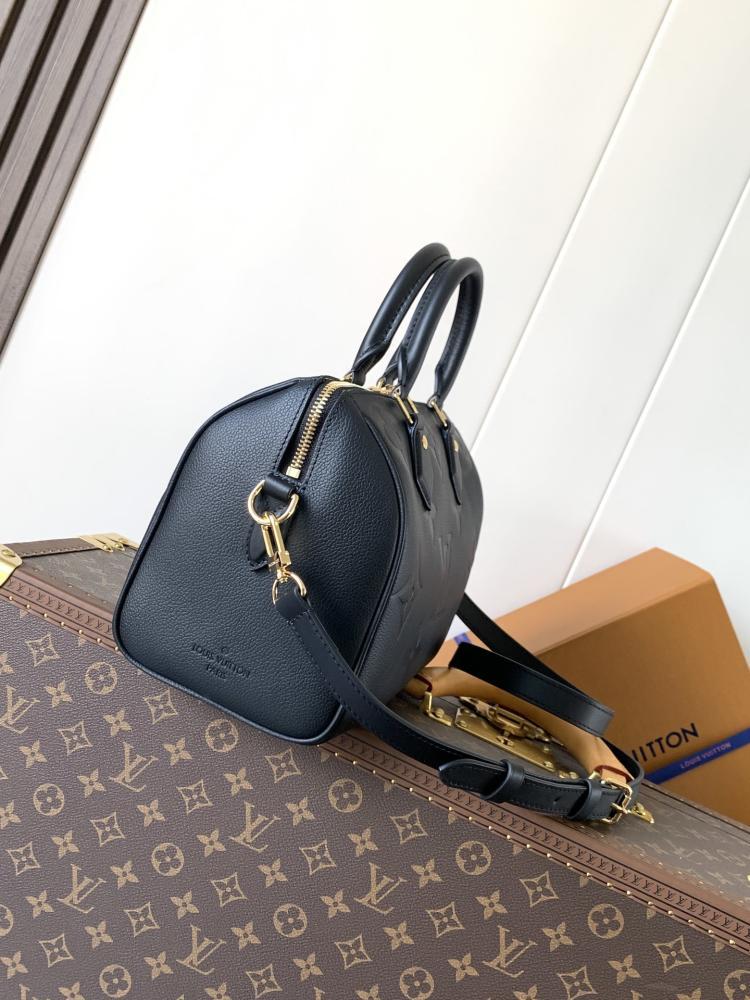Monogram Leather Top Handle Bag