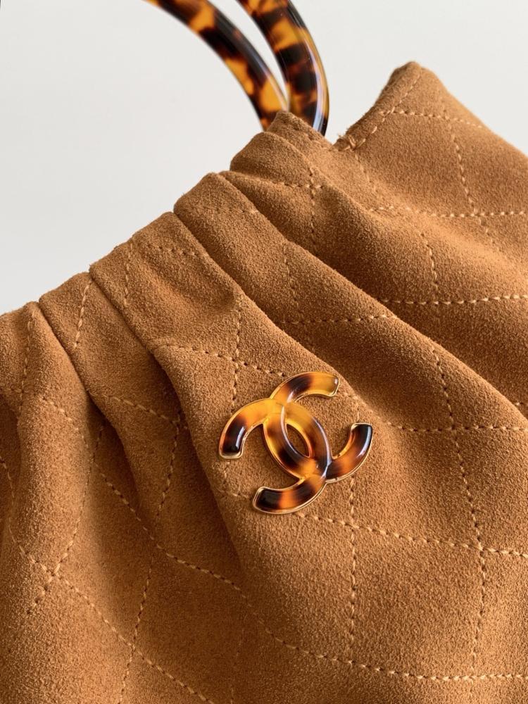 Suede Top Handle Bag