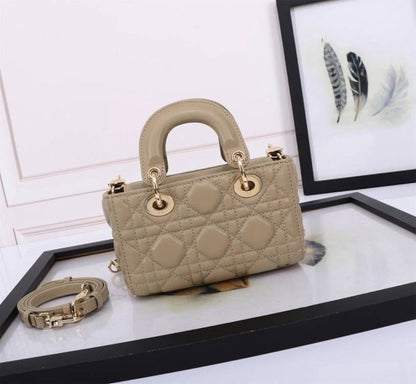 Alma Gold Lambskin Crossbody Bag