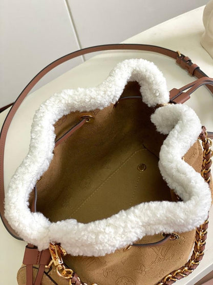 Modern Suede Bucket Bag – Limited Edition