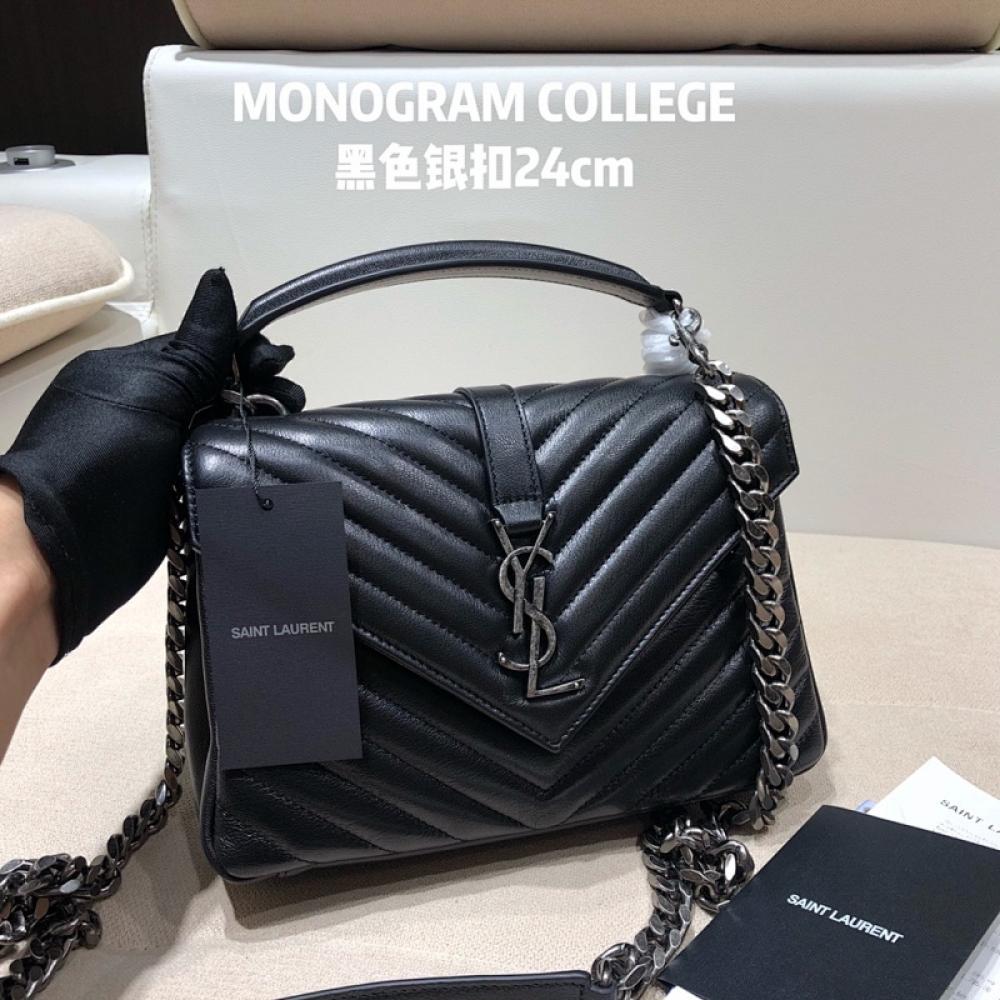 Classic Leather Top Handle Bag