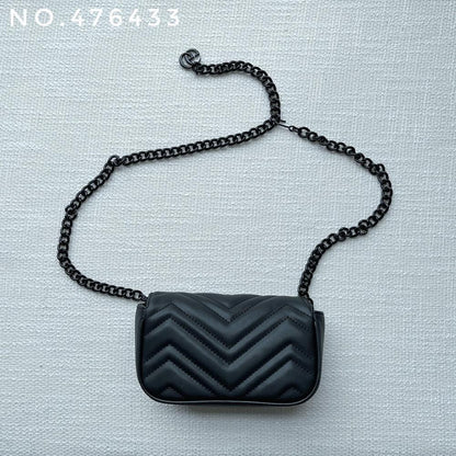 Modern Refined Leather Shoulder Bag