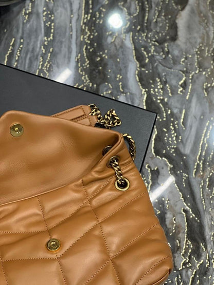 Stylish Quilted Lambskin Shoulder Bag – Limited Edition