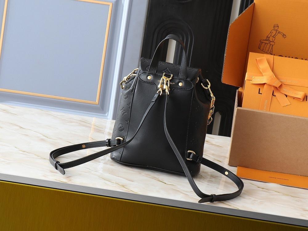 Modern Stylish Monogram Leather Crossbody Bag