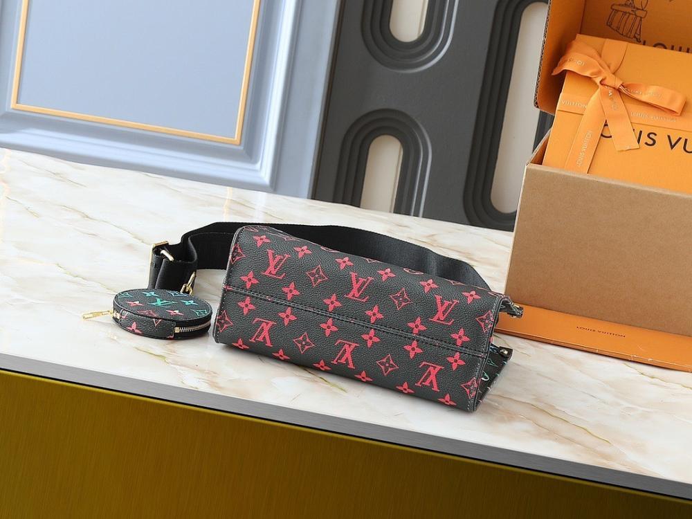 OnTheGo Monogram Jacquard Shoulder Bag