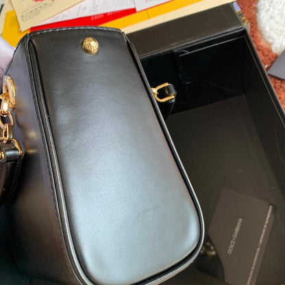 Modern Stylish Leather Top Handle Bag
