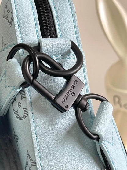 Elegant Stylish Monogram Leather Shoulder Bag