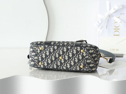 Modern Elegant Printed Leather Top Handle Bag