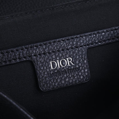 Luxury Black Printed Calfskin Shoulder Bag – Special Edition