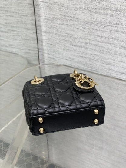 Lambskin Top Handle Bag