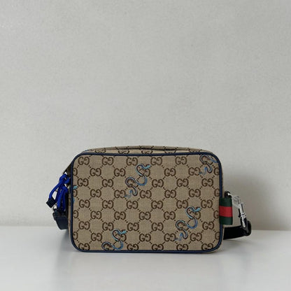 Embroidered Top Handle Bag