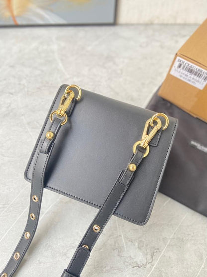 Italian-Inspired Elegant Calfskin Shoulder Bag