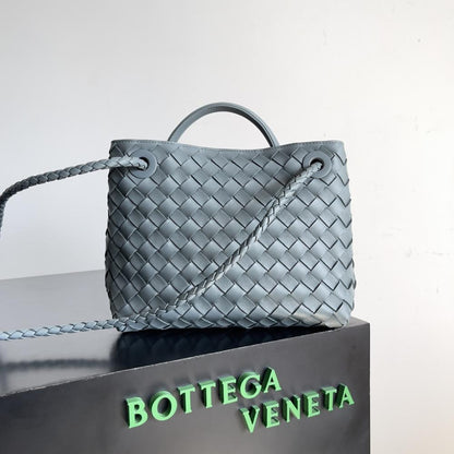 Refined Leather Top Handle Bag