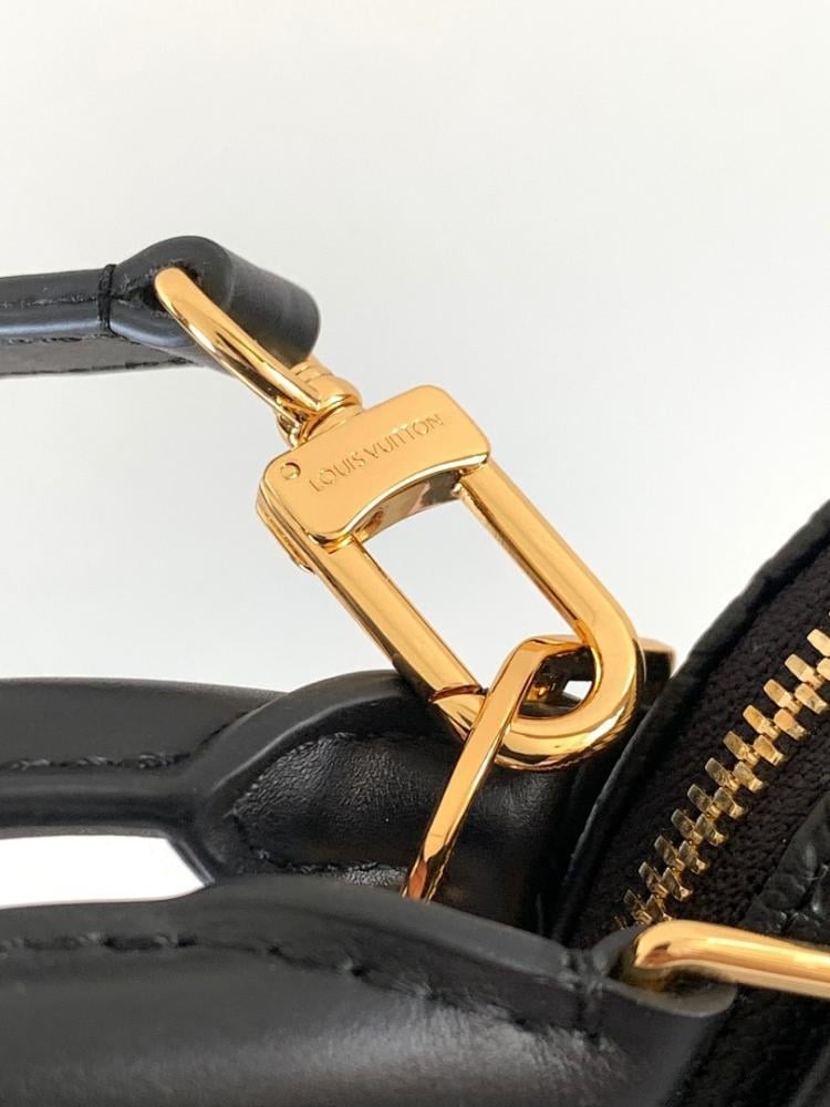 Alma Gold Quilted Leather Bag