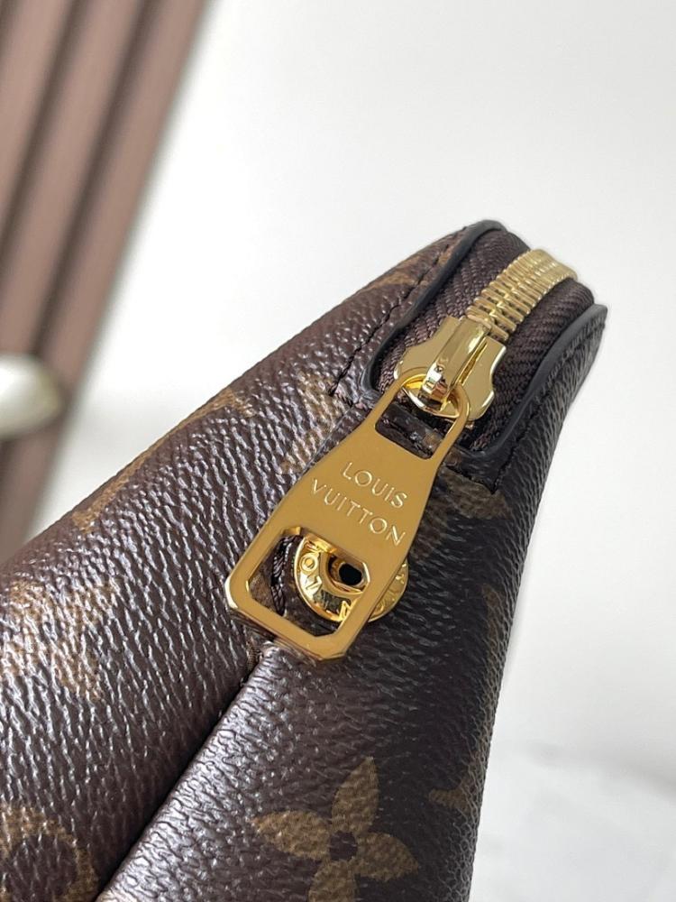 Alma Gold Monogram Calfskin Shoulder Bag