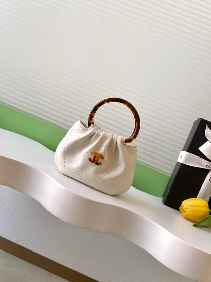 Leather Top Handle Bag