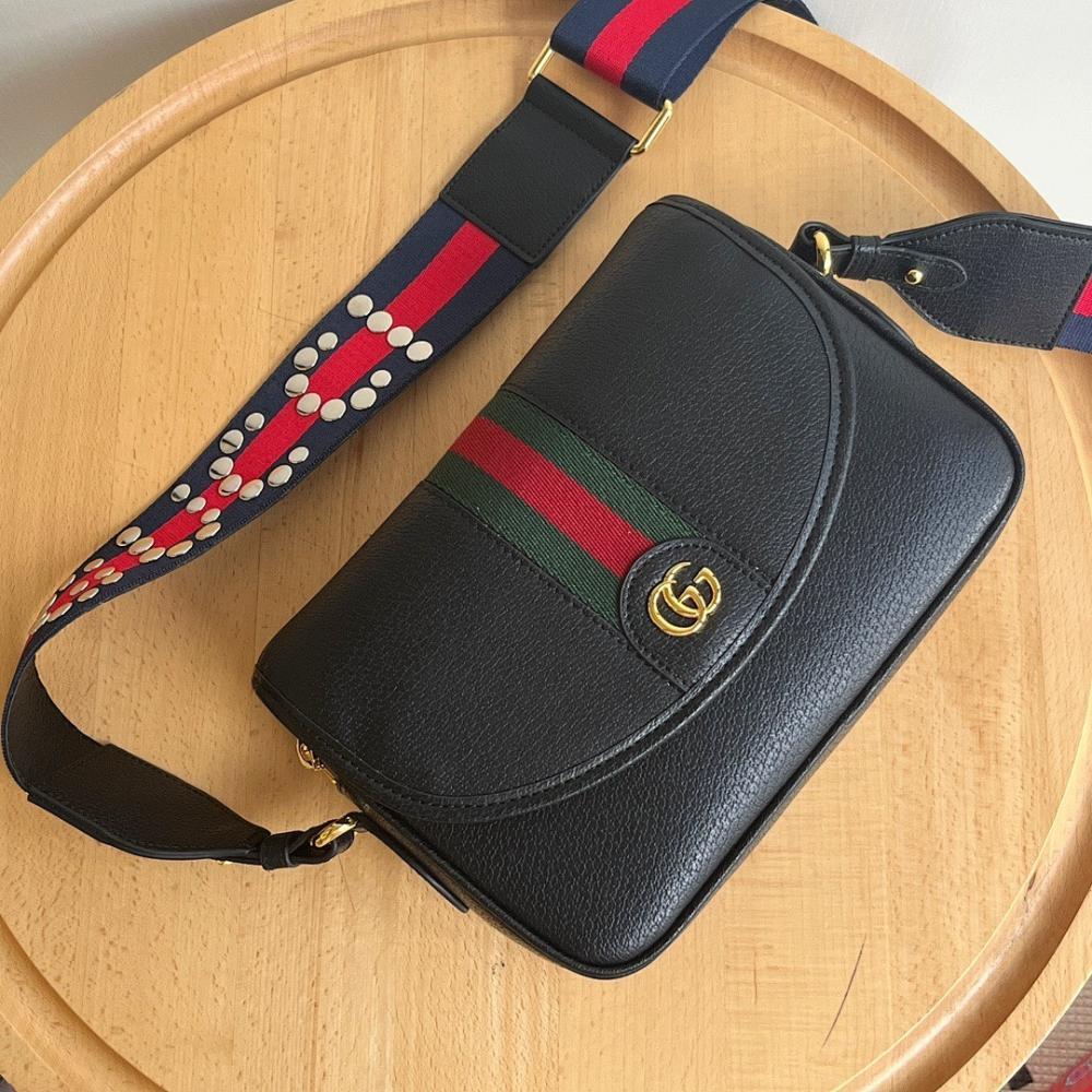 Ophidia Studded Shoulder Bag