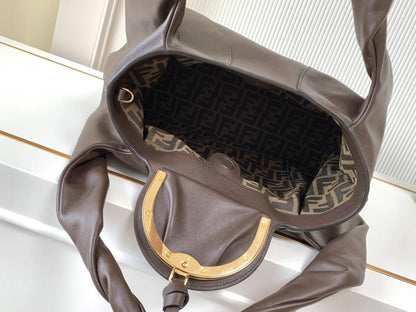 Leather Top Handle Bag