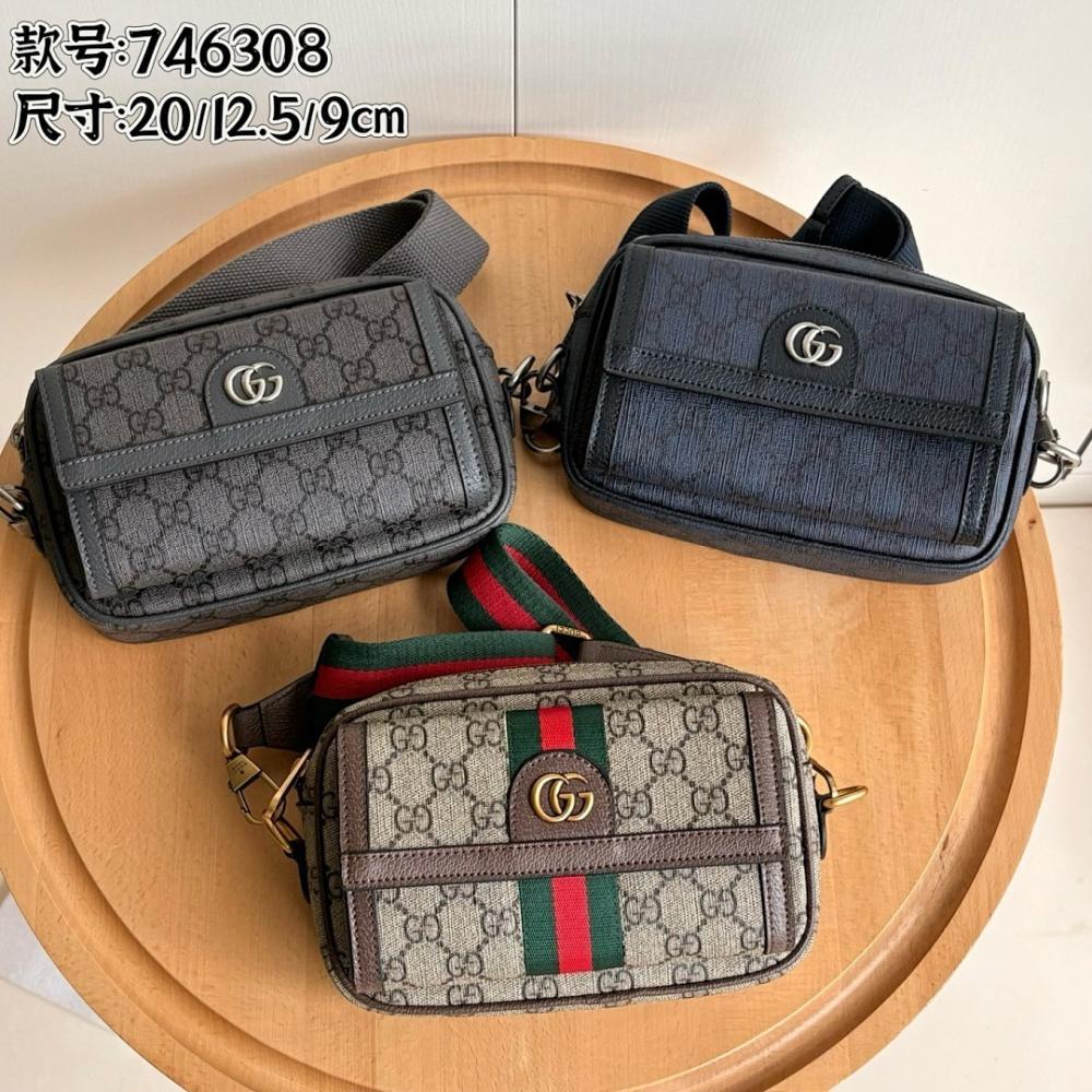 Ophidia Black Canvas Top Handle Bag