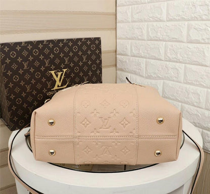 Modern Refined Monogram Top Handle Bag