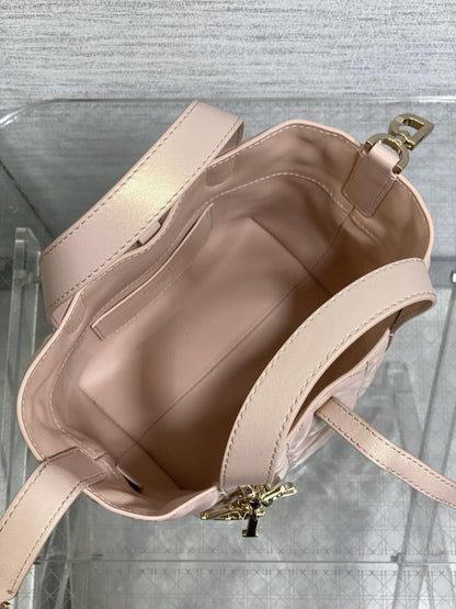Alma Gold Calfskin Top Handle Bag
