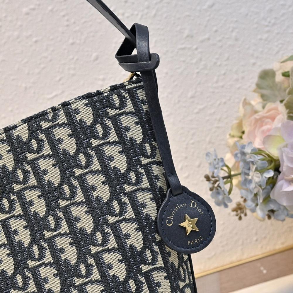 Modern Blue Printed Calfskin Bucket Bag – Special Edition