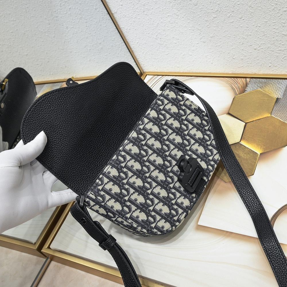 Stylish Premium Black Calfskin Shoulder Bag