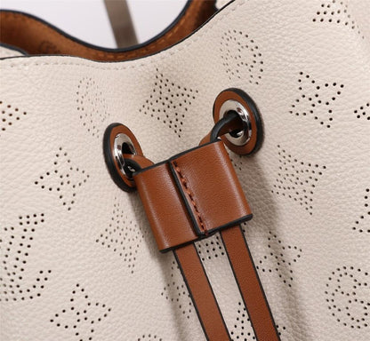 Classic Luxury Woven Calfskin Bucket Bag – Special Edition