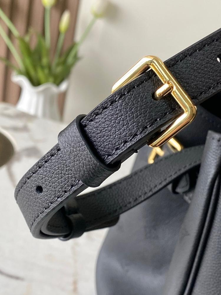 Modern Luxury Monogram Satin Top Handle Bag