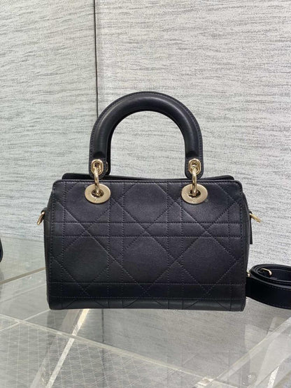 Leather Top Handle Bag