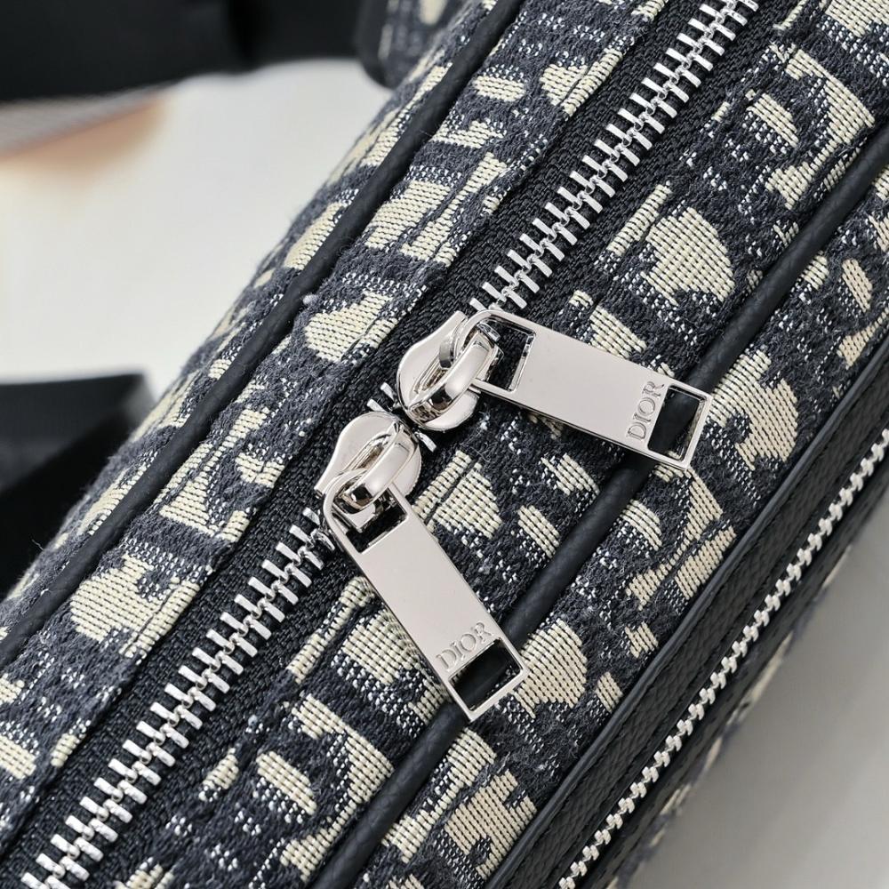 Classic Elegant Black Printed Calfskin Shoulder Bag – Limited Edition