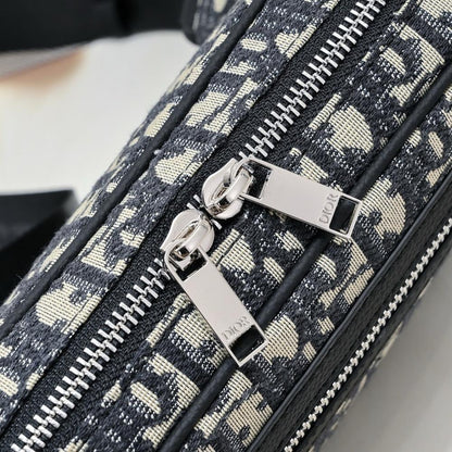 Classic Elegant Black Printed Calfskin Shoulder Bag – Limited Edition