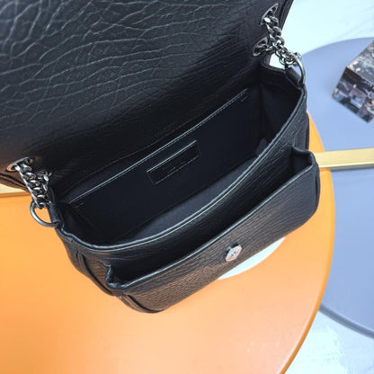 Classic Leather Top Handle Bag