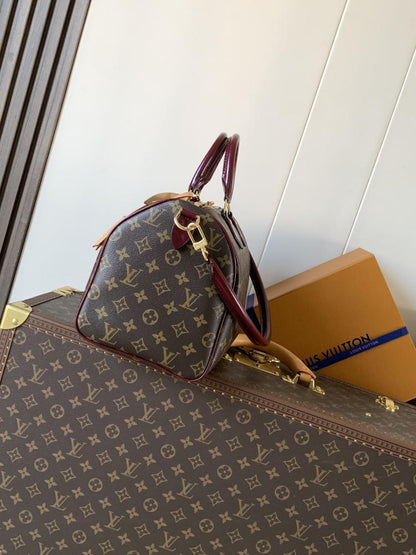 Leather Top Handle Bag