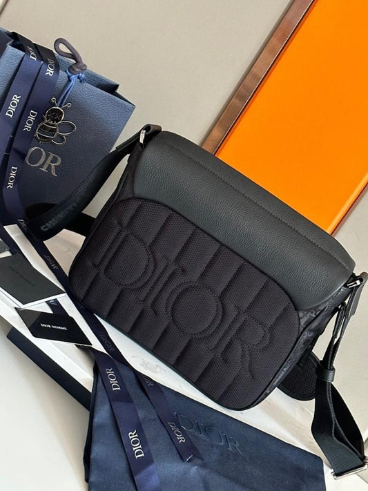 Modern Italian-Inspired Black Quilted Leather Shoulder Bag