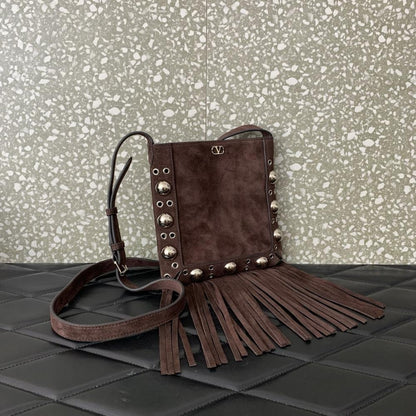Alma Studded Leather Shoulder Bag