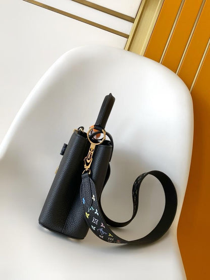 Leather Top Handle Bag