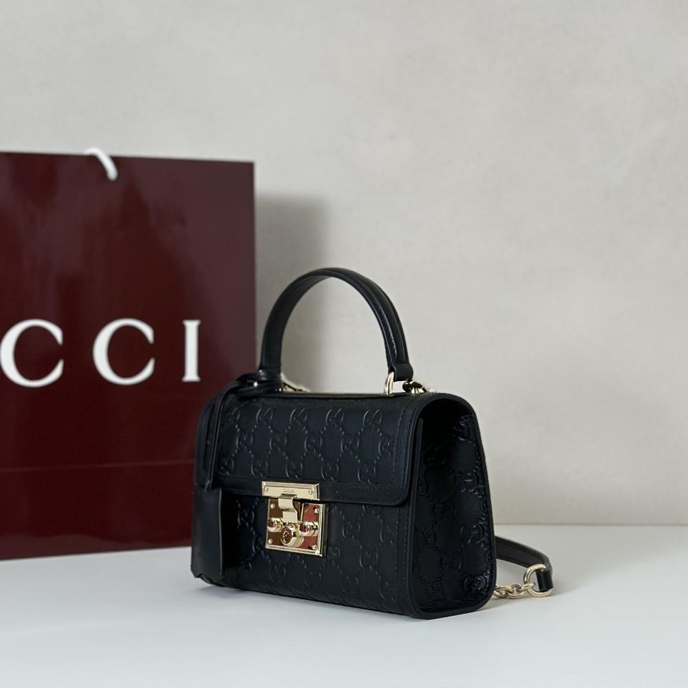 Leather Top Handle Bag