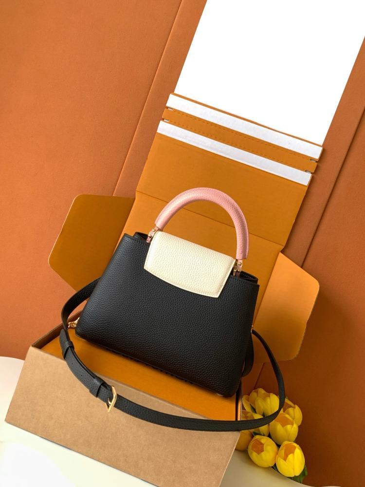 Leather Top Handle Bag