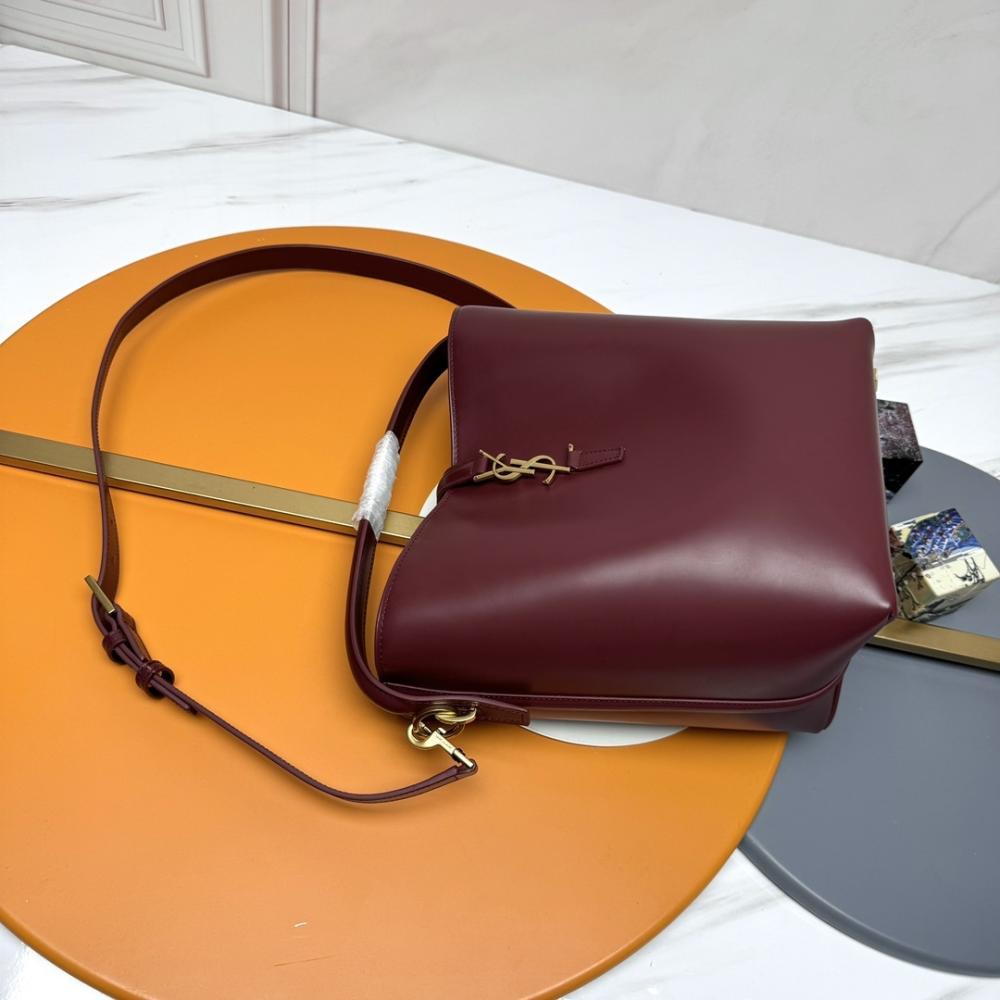 Classic Studded Calfskin Bucket Bag