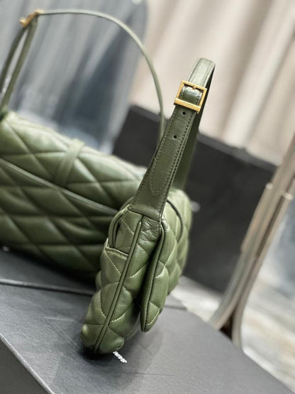 Classic Modern Quilted Leather Shoulder Bag