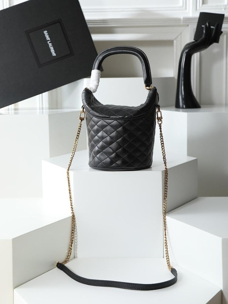 Modern Stylish Embroidered Bucket Bag