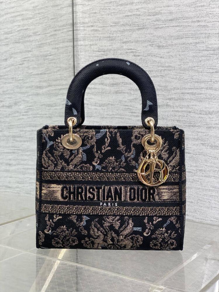 Classic Embroidered Top Handle Bag