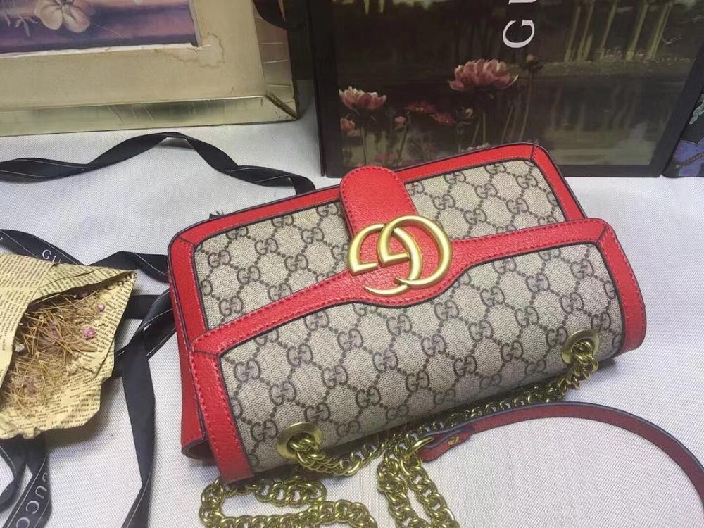 Alma Red Top Handle Bag