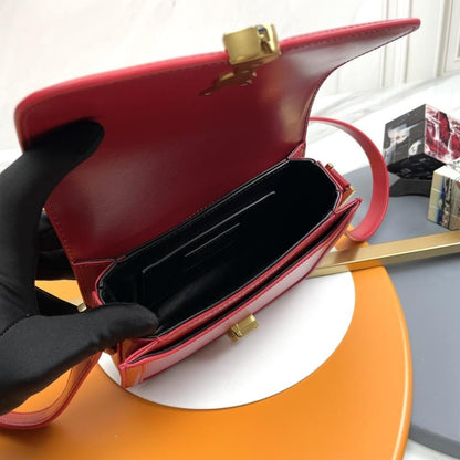 Leather Top Handle Bag