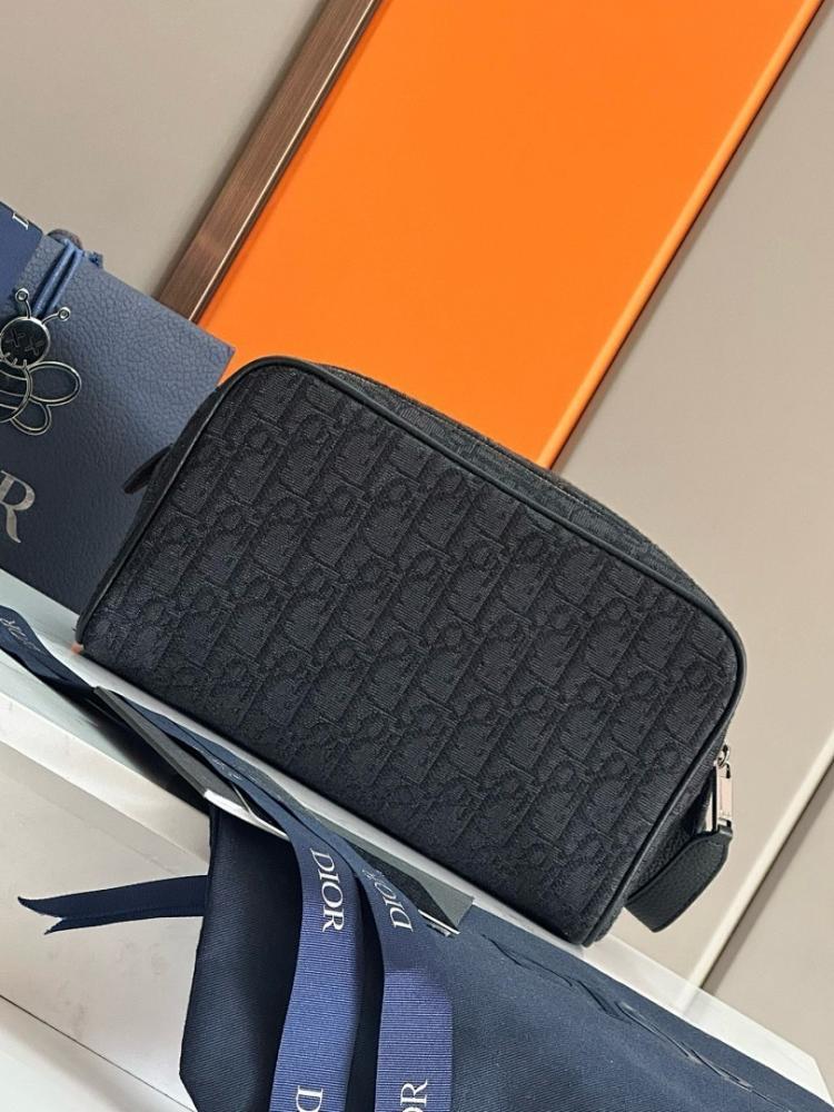 Modern Premium Black Printed Calfskin Top Handle Bag
