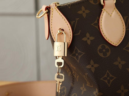 Elegant Stylish Monogram Leather Shoulder Bag
