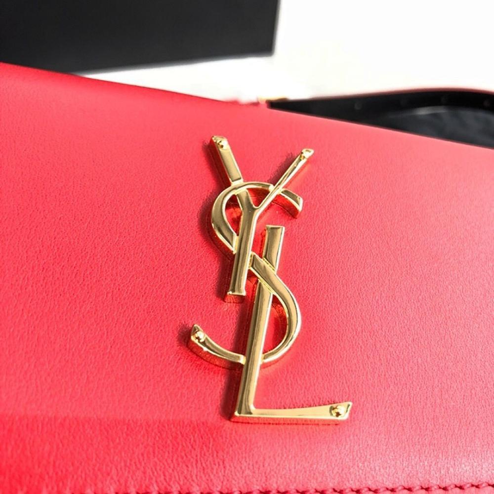 Modern Refined Calfskin Shoulder Bag